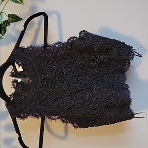 Chelsea and Sweetest Kiss lace crop top